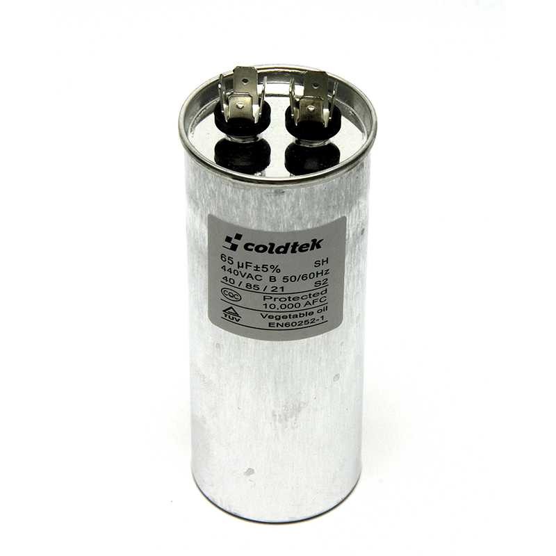CAPACITOR TRABAJO AIRE ACONDICIONADO 65 MFD 440V