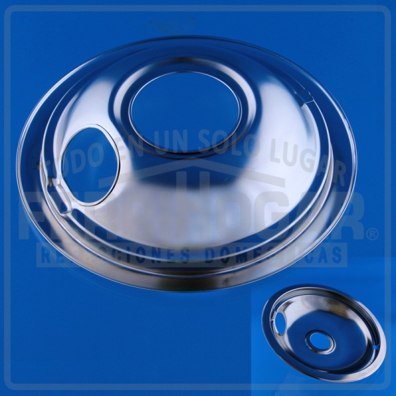 CHAROLA CROMADA 8 PULGADAS ESTUFA ELECTRICA