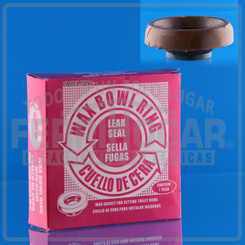 CUELLO DE CERA PARA SANITARIO CON GUIA