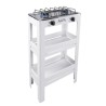 ESTUFA ALFA 2 QUEMADORES CUBIERTA ACERO INOXIDABLE MODELO 404 CON ESTANTE