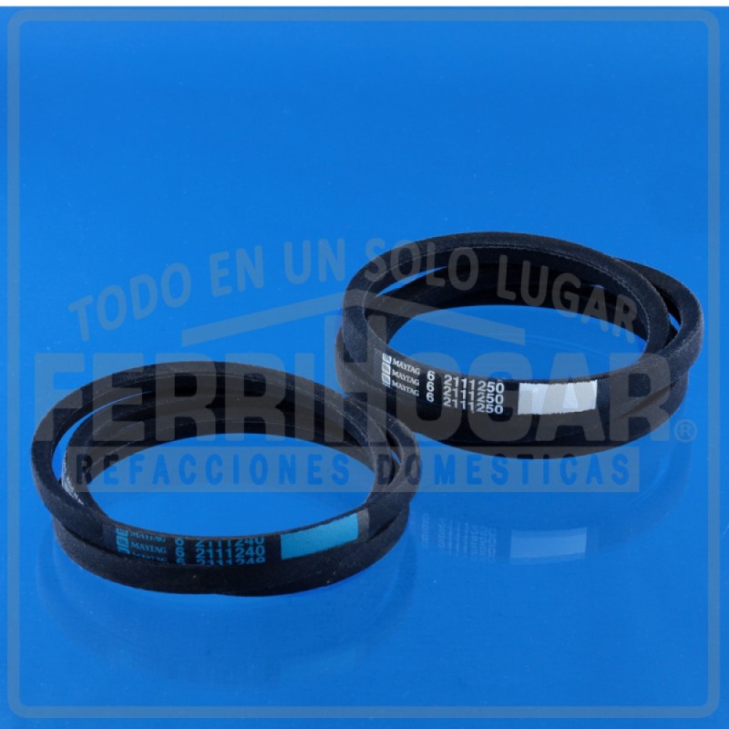 BANDA LAVADORA MAYTAG ORIGINAL JUEGO 2 BANDAS (211124 Y 211125)