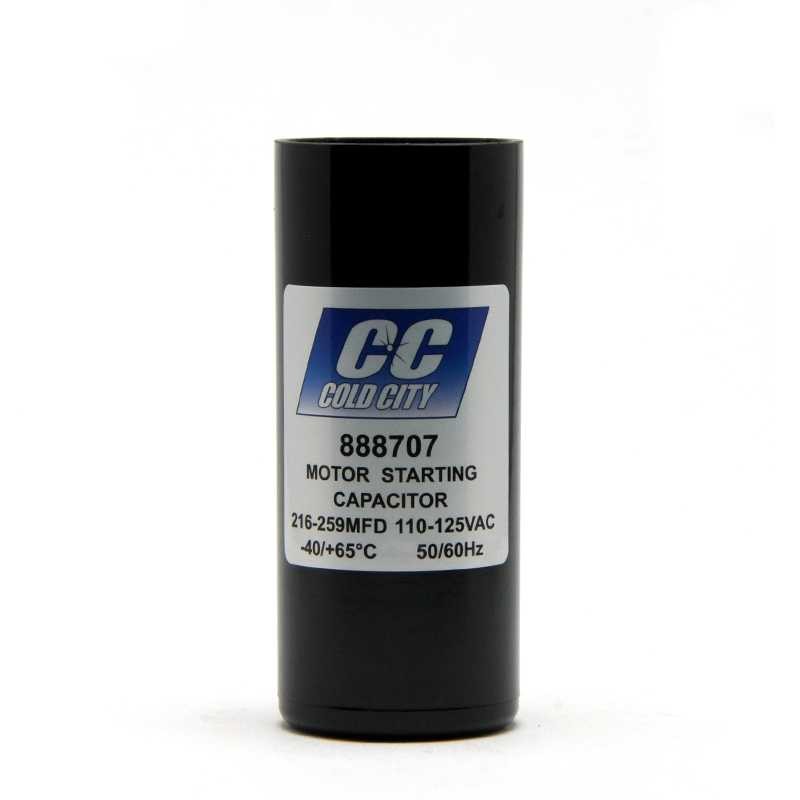 CAPACITOR DE ARRANQUE 216-259 MFD 110V 1/2 HP